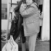 January 14th, 1974 -- George and Inex Cardinal and their family being evicted from their apartment at 1712 East Broadway. Inex comforted by her sister Agnes.