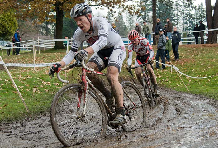 BC Championship cyclocross race at Mahon Park in North Vancouver.