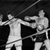 April 9th, 1979 -- "So You Wanna Fight" competition at the PNE Gardens. Louis Richards (right) during his first bout of the night.