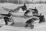 Snowmobile racing