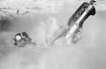 February 7th, 1971 -- The North-Am International Snowmobile race in Wetaskiwin, Alberta. This picture won the Edmonton Press Club picture of the year contest for 1971. (NOTE: It's possible the colour pictures and some of the B&W are from the 1972 race).