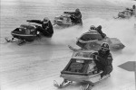 Snowmobile racing