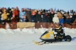 Snowmobile racing