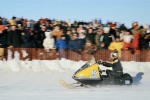 Snowmobile racing