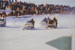 Snowmobile racing