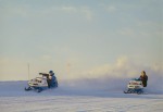 Snowmobile racing