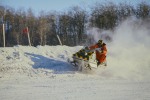 Snowmobile racing