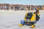 Snowmobile racing