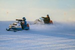 Snowmobile racing