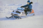 Snowmobile racing