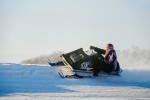 Snowmobile racing