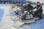 Snowmobile racing