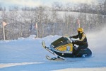 Snowmobile racing