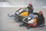 Snowmobile racing