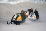 Snowmobile racing