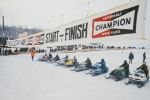 Snowmobile racing