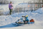 Snowmobile racing