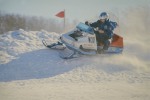 Snowmobile racing