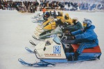 Snowmobile racing