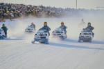 Snowmobile racing