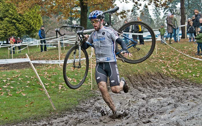 BC Championship cyclocross race at Mahon Park in North Vancouver.