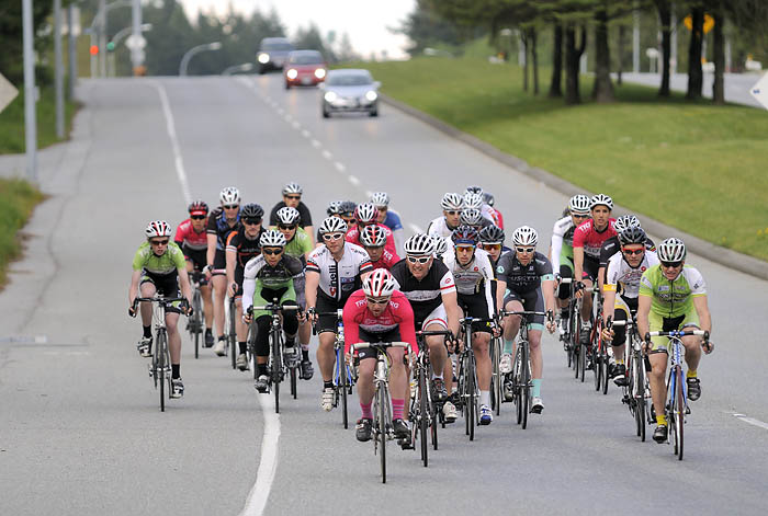 Escape Velocity Tuesday night criterium at UBC